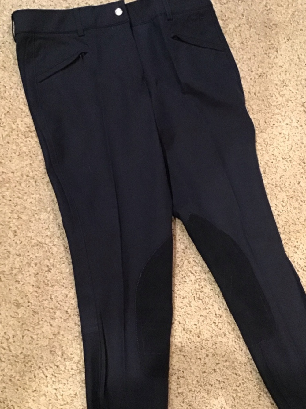 NWOT Ariat Navy Riding Breeches with Knee Grip Panels